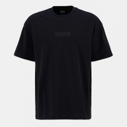 тениска,мъжки,тениски,barbour,international,oversized,collins,t,shirt,black,bk31