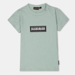 тениска,napapijri,kids,crew,neck,t,shirt,green,mil,g1x