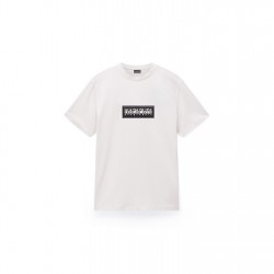 облекла,на,разпродажба,мъжки,тениски,napapijri,s,box,logo,ss,tee,white,whisper
