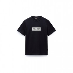 мъжки,тениски,napapijri,s,box,logo,ss,white,whisper,black,041