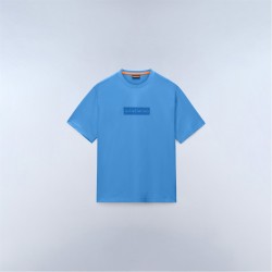 мъжка,тениска,мъжки,тениски,napapijri,nap,box,logo,short,sleeve,t,shirt,mens,blue