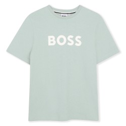Тениска Boss Kids Logo T-Shirt - Sprout Green тениска,boss,kids,logo,t,shirt,sprout,green
