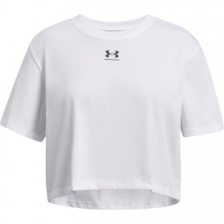 Юношеска тениска Under Armour Short Sleeve T-Shirt Junior - Wht/Blk юношеска,тениска,разпродажба,under,armour,детски,тениски,детски,облекла,under,armour,short,sleeve,t,shirt,junior,wht,blk