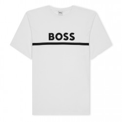 Тениска Boss Kids Large Logo T-Shirt Logo Design - White 10P тениска,детски,3/4,панталони,детски,тениски,boss,kids,large,logo,t,shirt,logo,design,white,10p