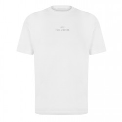тениска,с,щампа,мъжки,тениски,paul,and,shark,print,logo,tee,bright,white