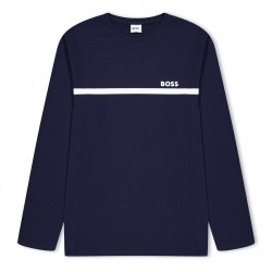 детски,тениски,boss,logo,top,juniors,navy,849