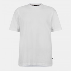тениска,облекла,на,разпродажба,мъжки,тениски,boss,men's,htaut,81,black,cotton,t,shirt,white,100