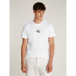 тениска,мъжки,тениски,calvin,klein,jeans,short,sleeved,t,shirt,bright,white