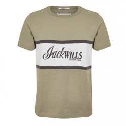 тениска,мъжки,тениски,jack,wills,colour,block,t,shirt,silver,sage
