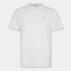 тениска,мъжки,тениски,jack,wills,textured,t,shirt,bone,white