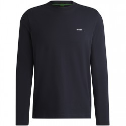 тениска,мъжки,тениски,boss,hbg,long,t,shirt,with,iconic,logo,dark,blue,402
