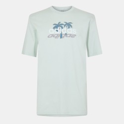 Мъжка тениска adidas Graphic Logo T-Shirt Mens - Linen Green мъжка,тениска,adidas,graphic,logo,t,shirt,mens,linen,green