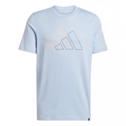 мъжка,тениска,adidas,graphic,logo,t,shirt,mens,glow,blue,fill