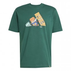Мъжка тениска adidas Graphic Logo T-Shirt Mens - Skate Green мъжка,тениска,adidas,graphic,logo,t,shirt,mens,skate,green