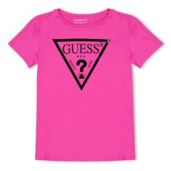 тениска,guess,girl,s,core,logo,t,shirt,pink,g618