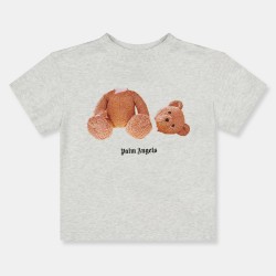 Юношеска тениска Palm Angels Junior Bear T Shirt - Grey Marl 0860 юношеска,тениска,palm,angels,junior,bear,t,shirt,grey,marl,0860