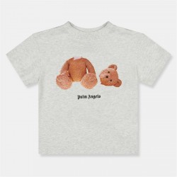 юношеска,тениска,детски,3/4,панталони,palm,angels,junior,bear,t,shirt,grey,marl,0860