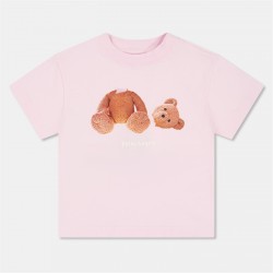 юношеска,тениска,детски,3/4,панталони,palm,angels,unisex,junior,bear,t,shirt,pink,3b03