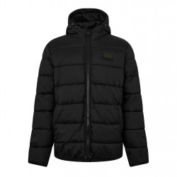 яке,промоция,на,зимни,облекла,мъжки,якета,barbour,international,men's,bobber,quilted,fixed,hood,short,puffer,jacket,black,bk91