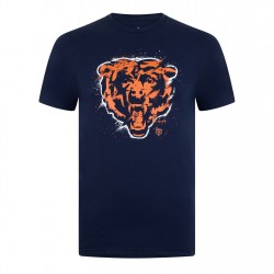 тениска,дамски,тениски,дамски,топове,nfl,splatter,tee,unisex,adults,chicago,bears
