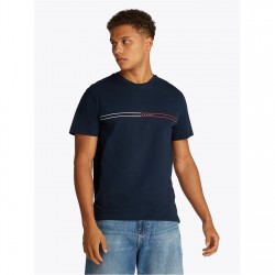 тениска,мъжки,тениски,tommy,jeans,tjm,slim,entry,graphic,tee,ext,dark,night