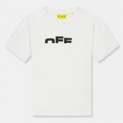 детска,тениска,детски,3/4,панталони,off,white,unisex,kids',logo,t,shirt,white,0110