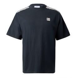 Тениска Aquascutum AquAct Check Shd Tee Sn64 - Black 16 тениска,мъжки,тениски,aquascutum,aquact,check,shd,tee,sn64,black,16