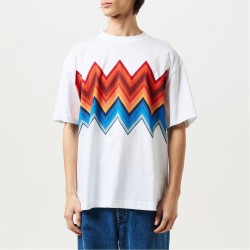 тениска,облекла,на,разпродажба,мъжки,тениски,missoni,big,zig,zag,t,shirt,wht,org,s01g9