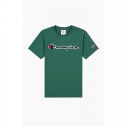 тениска,детски,тениски,champion,logo,t,shirt,green