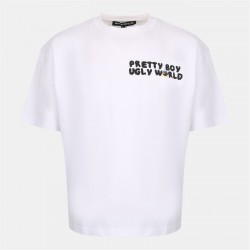 тениска,облекла,на,разпродажба,мъжки,тениски,pretty,boy,ugly,world,mens,regular,fit,t,shirt,white,multi