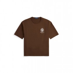 блуза,с,яка,облекла,на,разпродажба,мъжки,тениски,polo,ralph,lauren,polo,crest,tee,sn62,branch,brown