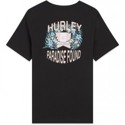 Тениска Hurley Paradise Tee Sn62 - Black тениска,мъжки,тениски,hurley,paradise,tee,sn62,black