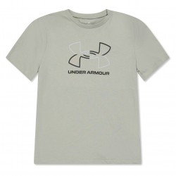 тениска,разпродажба,under,armour,детски,3/4,панталони,детски,тениски,under,armour,kids',foundation,short,sleeve,regular,fit,t,shirt,titanium,green