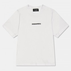 тениска,детски,3/4,панталони,dsquared2,kids',t,shirt,white,dq100