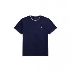 блуза,с,яка,облекла,на,разпродажба,мъжки,тениски,polo,ralph,lauren,polo,tipped,t,shirt,sn62,newport,navy