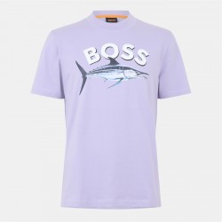 тениска,облекла,на,разпродажба,мъжки,тениски,boss,bossfish,cotton,t,shirt,open,purple