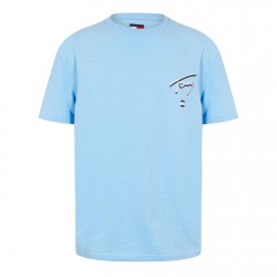 тениска,мъжки,тениски,tommy,jeans,back,flag,logo,t,shirt,sig,lght,blue