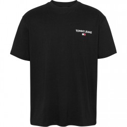 тениска,мъжки,тениски,tommy,jeans,back,flag,logo,t,shirt,ess,black