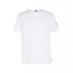 тениска,облекла,на,разпродажба,tommy,hilfiger,interlocking,logo,short,sleeve,t,shirt,white,ybr