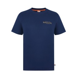 Мъжка тениска SoulCal Graphic Print T-Shirt Mens - Navy BackLogo мъжка,тениска,мъжки,потници,мъжки,блузи,с,яка,soulcal,graphic,print,t,shirt,men,s,navy,backlogo
