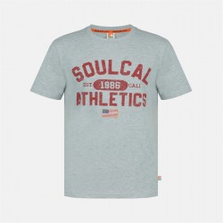 SoulCal Graphic Print T-Shirt Men’s - Grey Athletic soulcal,graphic,print,t,shirt,men’s,grey,athletic