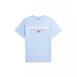 юношеска,тениска,детски,3/4,панталони,polo,sport,by,ralph,lauren,large,logo,t,shirt,junior,bluebell