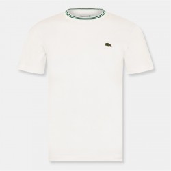 облекла,на,разпродажба,мъжки,тениски,lacoste,lacoste,tipped,t,sn99,white,001