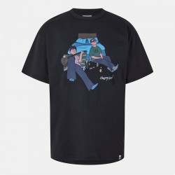 тениска,мъжки,тениски,pretty,green,morning,after,t,shirt,black