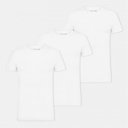 тениска,облекла,на,разпродажба,мъжки,тениски,lacoste,3pck,t,shirt,sn99,white