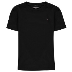 Детска тениска Tommy Hilfiger Original T Shirt Childrens - Black детска,тениска,tommy,hilfiger,original,t,shirt,children,s,black