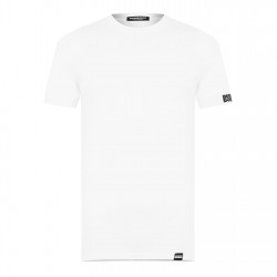 тениска,облекла,на,разпродажба,мъжки,тениски,dsquared2,logo,t,shirt,white,100