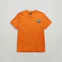 тениска,облекла,на,разпродажба,мъжки,тениски,g,star,vest,back,graphic,t,shirt,orange