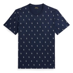 Тениска Polo Ralph Lauren Mens All Over Pony Cotton Short Sleeve T-Shirt - Navy AOPP тениска,мъжки,тениски,polo,ralph,lauren,men,s,all,over,pony,cotton,short,sleeve,t,shirt,navy,aopp
