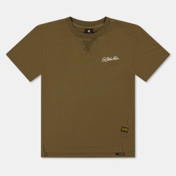 Тениска G Star Kids Logo T-Shirt - Dark Olive тениска,g,star,kids,logo,t,shirt,dark,olive